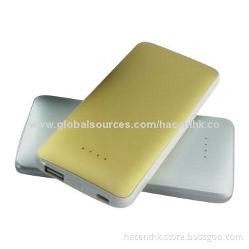 Slim Power Banks, 6,000mAh, 9mm Only, 2.1A Output, Fast Charging
